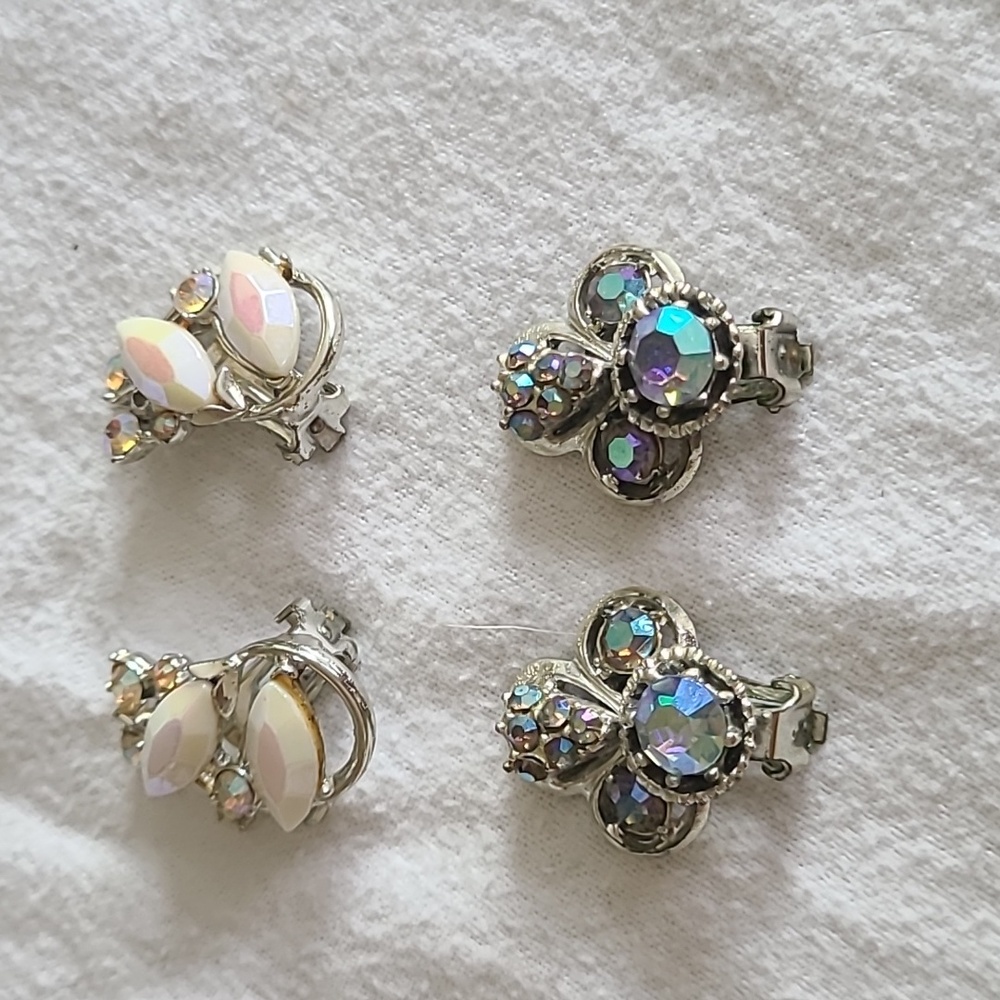 Clip on earrings 2 for 1